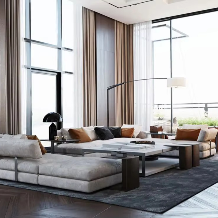 Interior Design Luxury House - サンハイ超豪華マンションインテリアデザインサービスヴィラハウスアパートメントホームレイアウト3Dレンダリングフロアプラン図面CAD