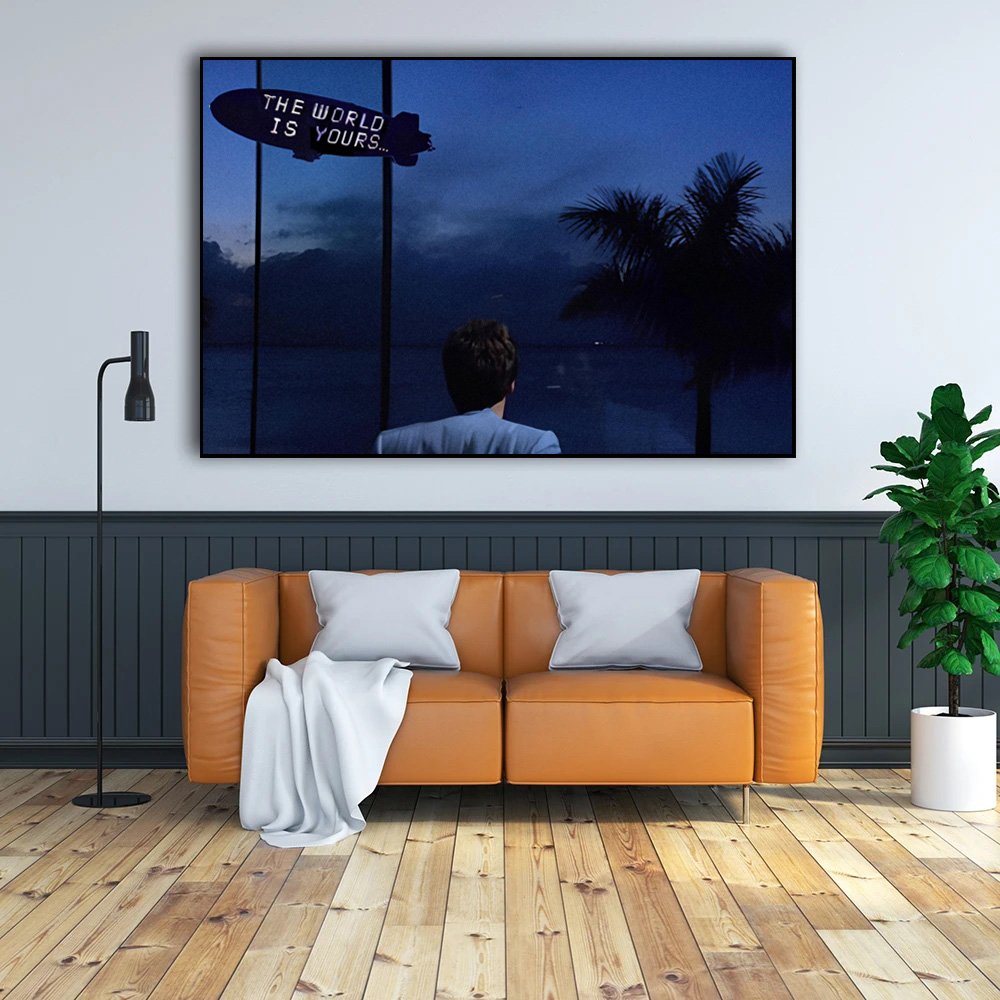 Scarface-クラシックなポニーモンタナ映画成功の動機付 - Interior Design Poster のレビューと価格