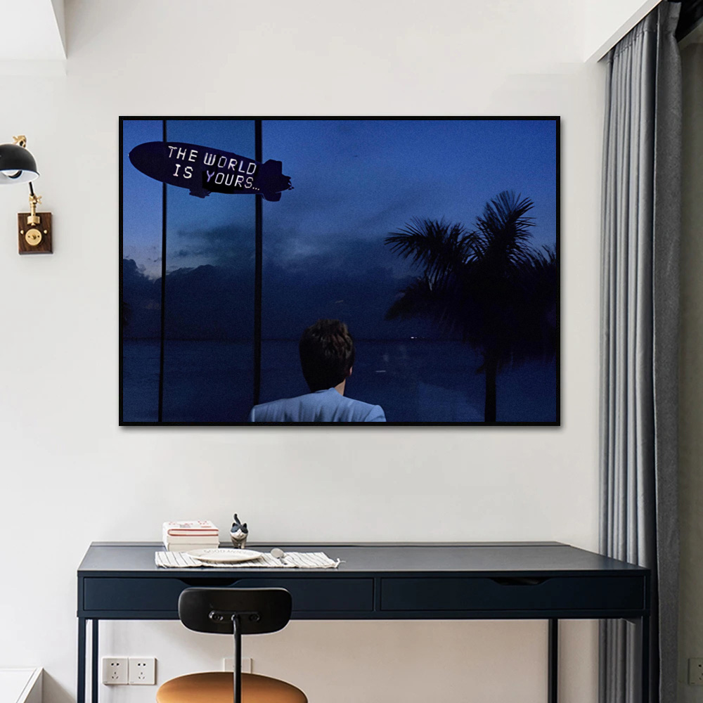 Scarface-クラシックなポニーモンタナ映画成功の動機付 - Interior Design Poster のレビューと価格