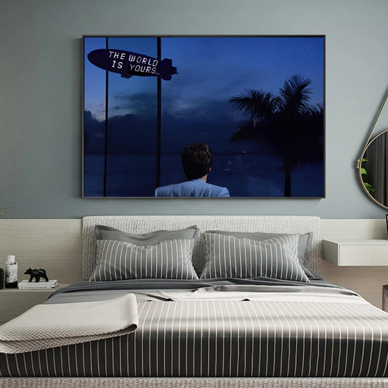 Scarface-クラシックなポニーモンタナ映画成功の動機付 - Interior Design Poster のレビューと価格