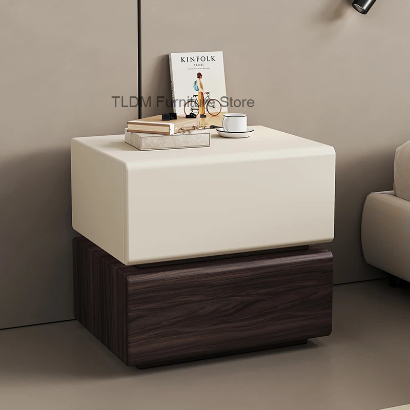 北欧風高級木製ホワイトモダンベッドサイドテーブル、ニッチなベ - Interior Design Luxury House のレビューと価格