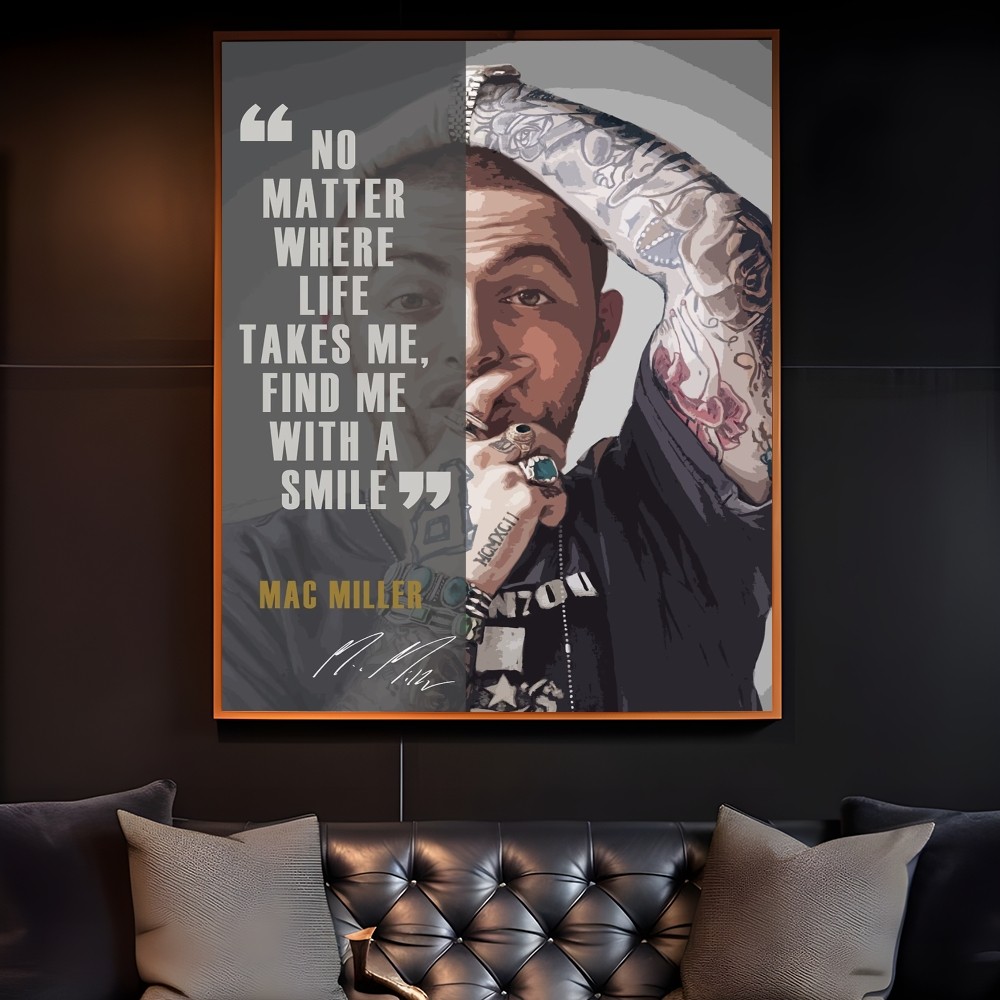ラッパー M-Mac ミラーポスター部屋の装飾家の装飾インテ - Interior Design Poster のレビューと価格
