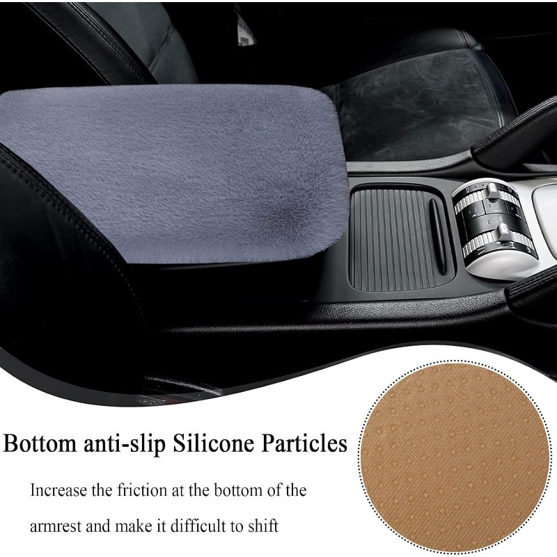 ユニバーサル車のアームレストカバーぬいぐるみ暖かいパッドアン - Interior Design Degree のレビューと価格